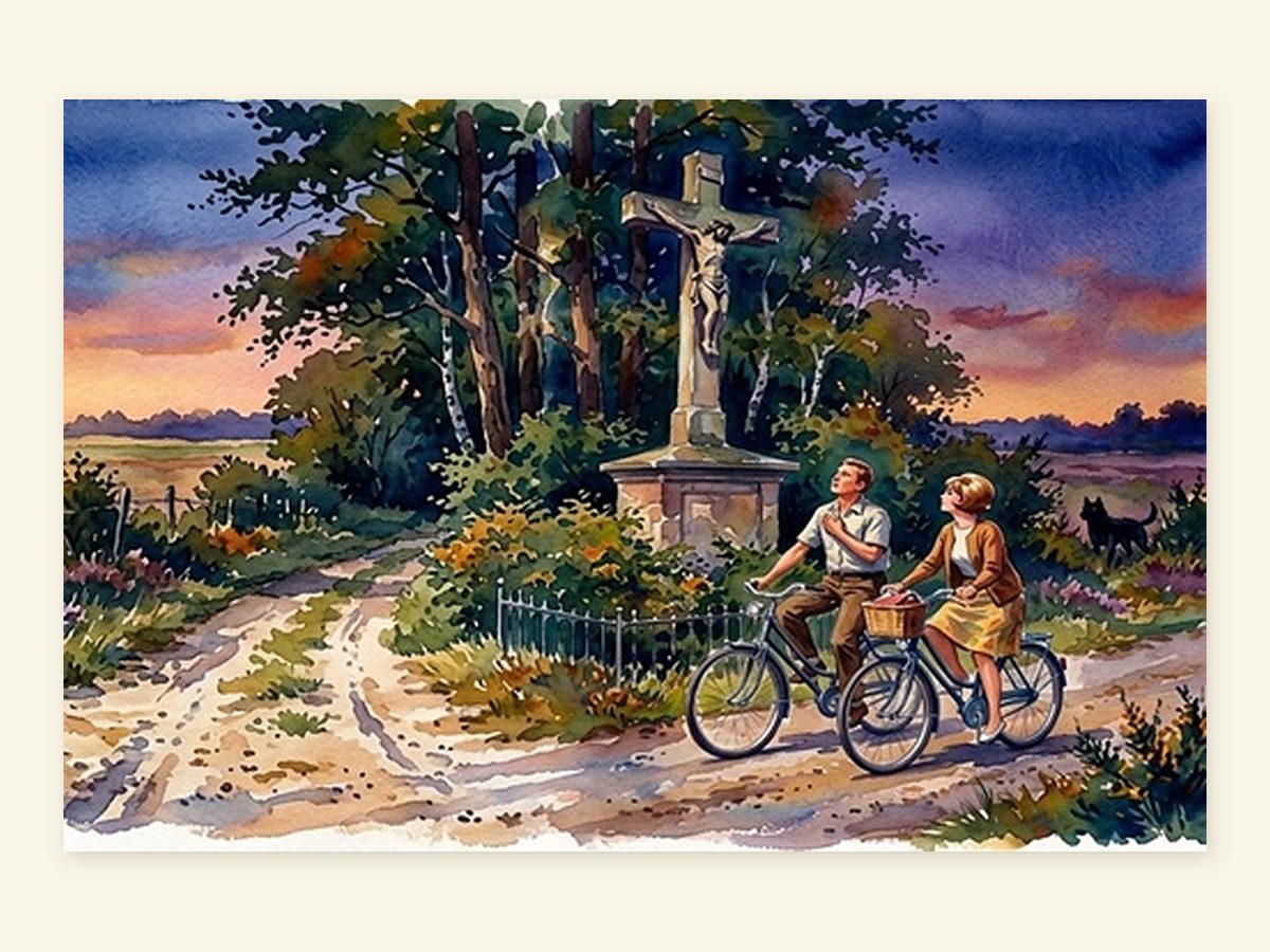 KI-Illustration zur Geschichte „Die übernatürlichen Kräfte von Lehmanns Jopp“.