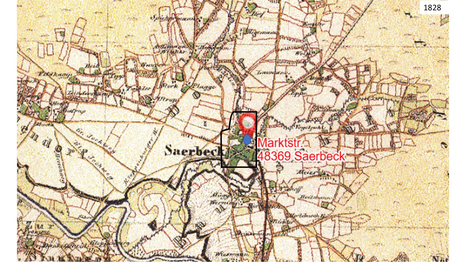 Urkataster Saerbeck 1828
