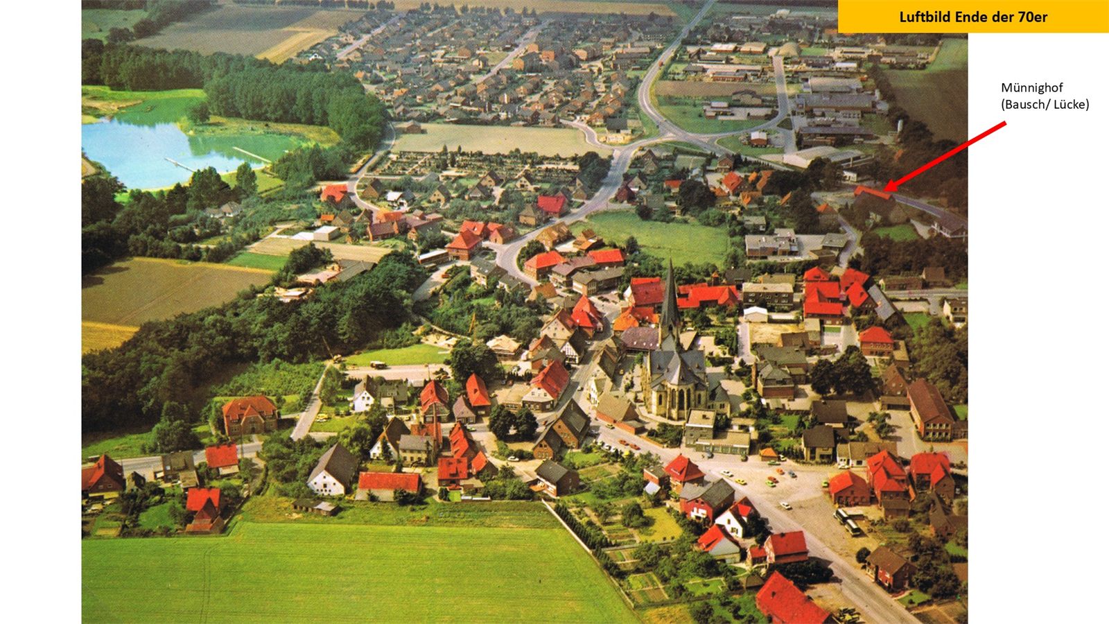 Luftbild Ende der 1970er Jahre
