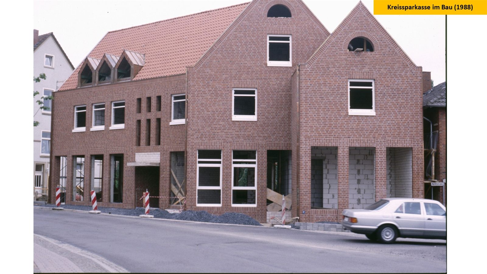 Kreissparkasse im Bau 1988