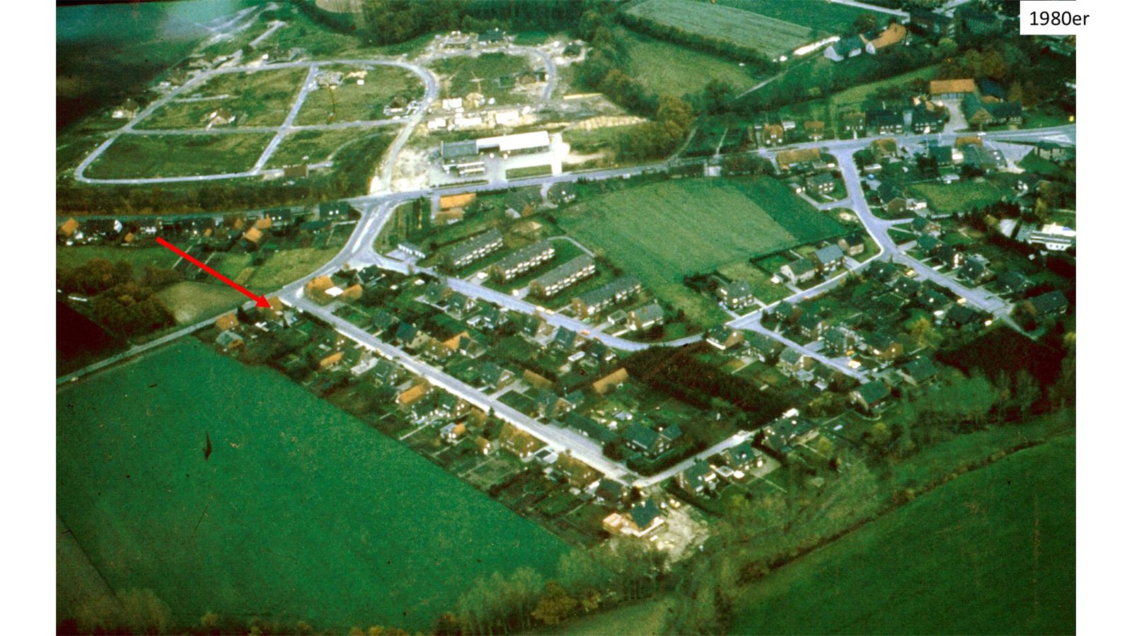 Luftbild 1980er Jahre (Neubaugebiet)