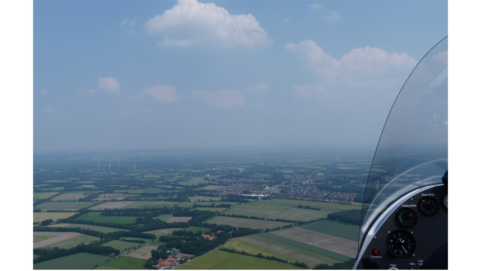 Luftbild aus dem Tragschrauber
